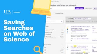 Saving Searches on Web Of Science