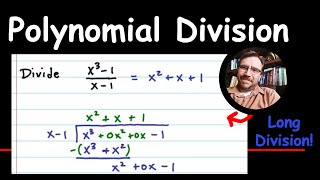 Polynomial Long Division With Placeholders - X3-1X-1 Algebra
