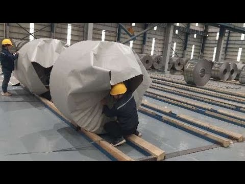 Steel coil manual packaging process