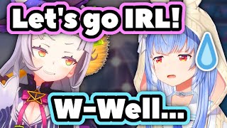 Introvert Shion Asks Hyper-Introvert Pekora for a Date 【ENG Sub / hololive】