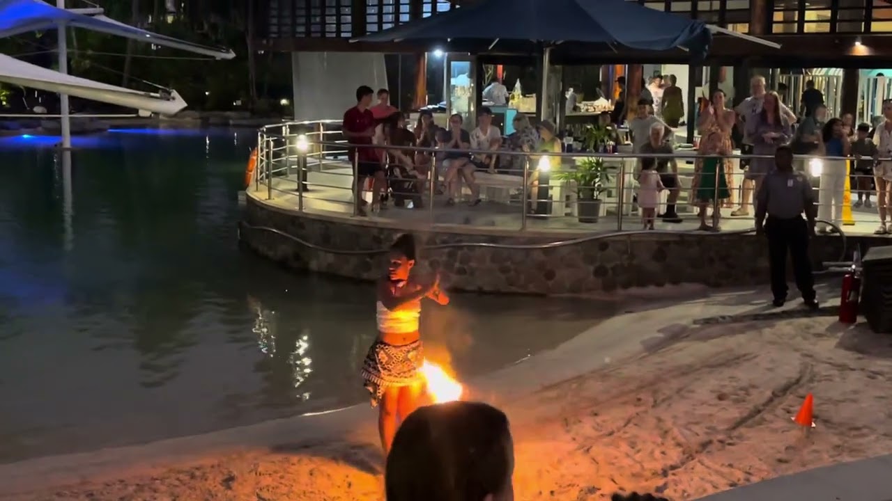 Radisson Blu fire show