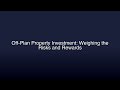 Off-Plan Property Investment: Weighing the Risks and Rewards