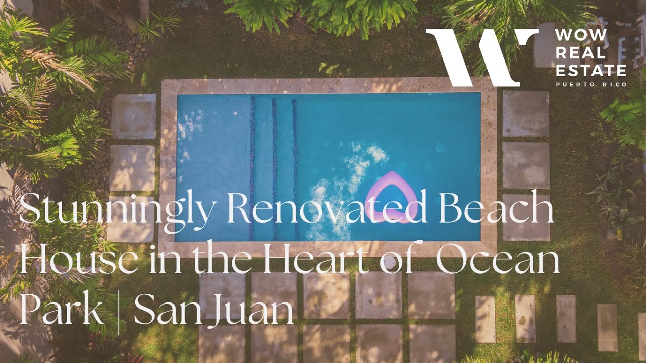 Live Your Dream Beach Lifestyle in Ocean Park, San Juan PR - 17 Yardley Pl. Home Tour