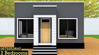 Ramani za nyumba ndogo za kisasa, 2 Bedrooms House Plan 220707, 0679253640