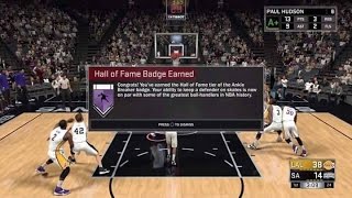 Nba 2K17100% How To Get Ankle Breaker Hall Of Fame Badges