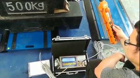 Calibration and debugging the GPWA08 portable truck scales?