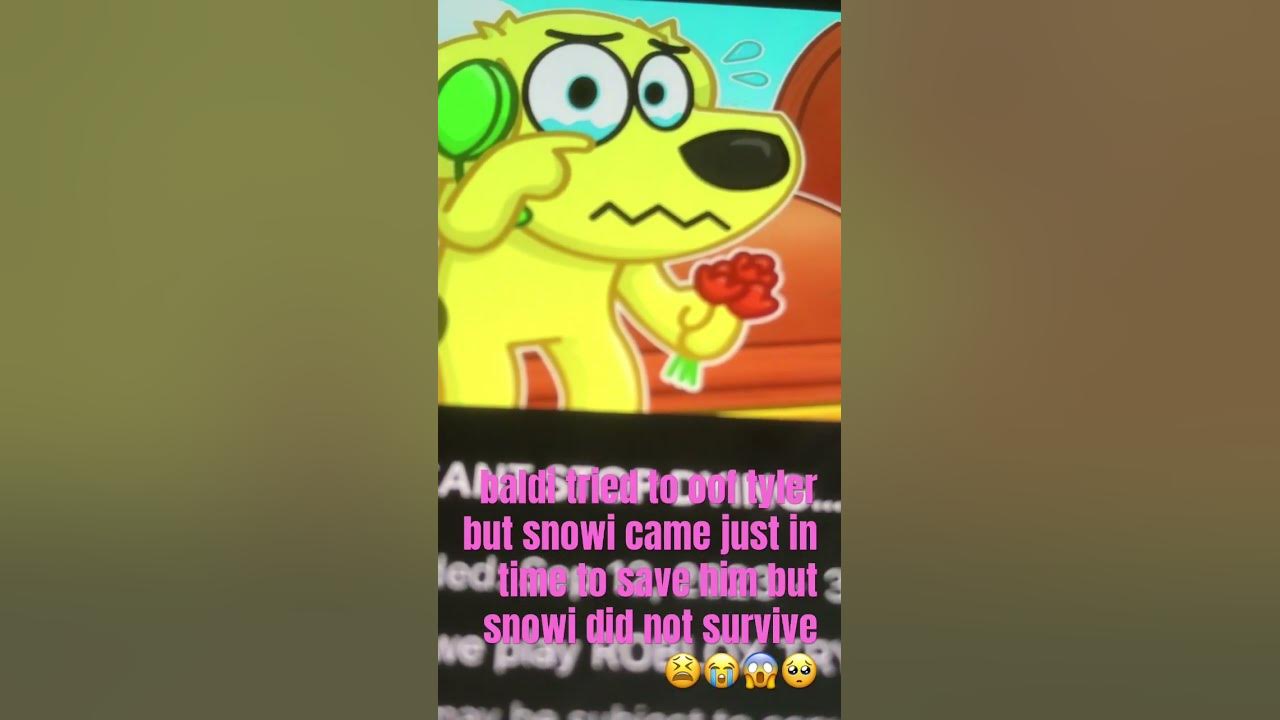 snowi oofed cuz baldi tried oofing tyler but snowi saved him #tylerandsnowi💛🤍