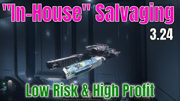 3.24 Making Big Money Inside Your Own Hangar | In-House Salvage Operation | Star Citizen 3.24 PTU
