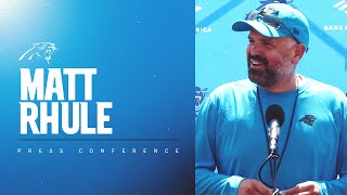 Matt Rhule recaps first day of joint practice with Patriots