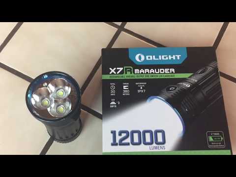 Olight X7R "Marauder" In-Depth Review: 12k Lumens and More!