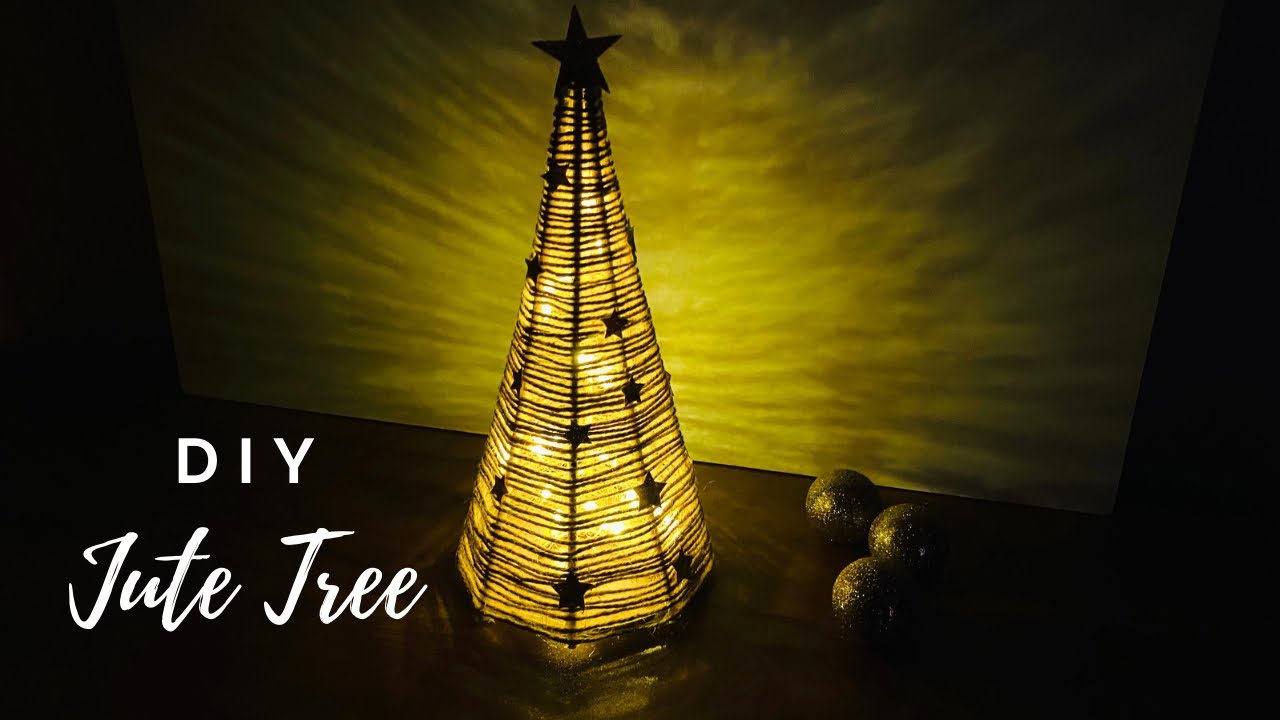 DIY JUTE CHRISTMAS TREE JUTE CRAFT IDEAS BEST CHRISTMAS CRAFT IDEAS