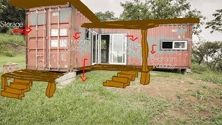 Shipping Container House 3 Months Building Review  Living Tiny Project  Ep. 012