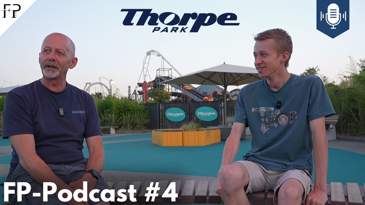 Eerste keer in Engeland... en meteen naar Thorpe Park!🎢🇬🇧 | FP-Podcast #4