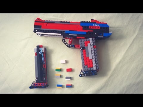 Lego Pistol v2 Working (+Tutorial)