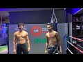 Muaythai sweeps with qais  q cage fit