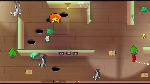 Tom and Jerry Mouse Maze - Attic Level 3-4 - Tom and Jerry Games Cartoons For Kids part 16