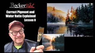 Download Lagu Paint-Along Lesson 8 | Pigment and Water Ratio Explained | Lake Sunset scene (2026 Series) MP3