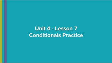 U4L7 - Conditionals Practice
