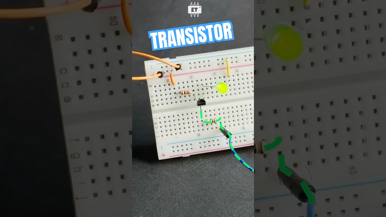 HOW DO TRANSISTOR WORKS ? #Transistor #electronics #circuits