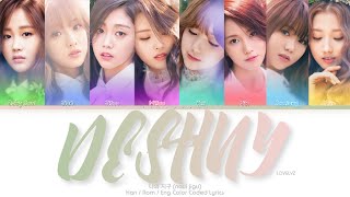 Lovelyz (러블리즈) 나의 지구 (Destiny) Color Coded Lyrics (Han/Rom/Eng)