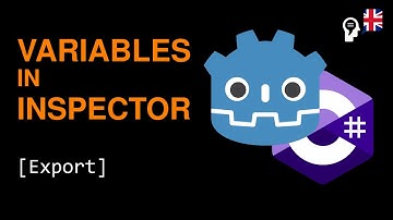 Control the variables in the inspector - Godot C#