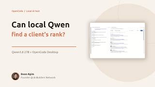 Can a Local Qwen Model Find a Website's Google Ranking with Browser Use