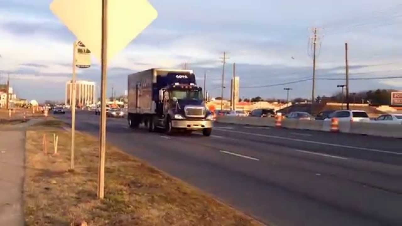 Freightliner CL120 Columbia jake brake YouTube