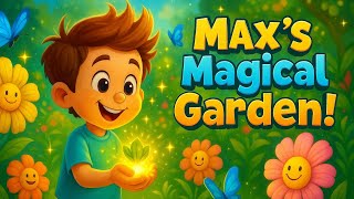 Max’s Magical Garden Adventure 🌿 | Fun Animated Story for Kids | Learning & Friendship. 🌈🦋