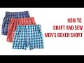 How To Cut And Sew Men's Boxers | Boxer Shorts With Front Flap