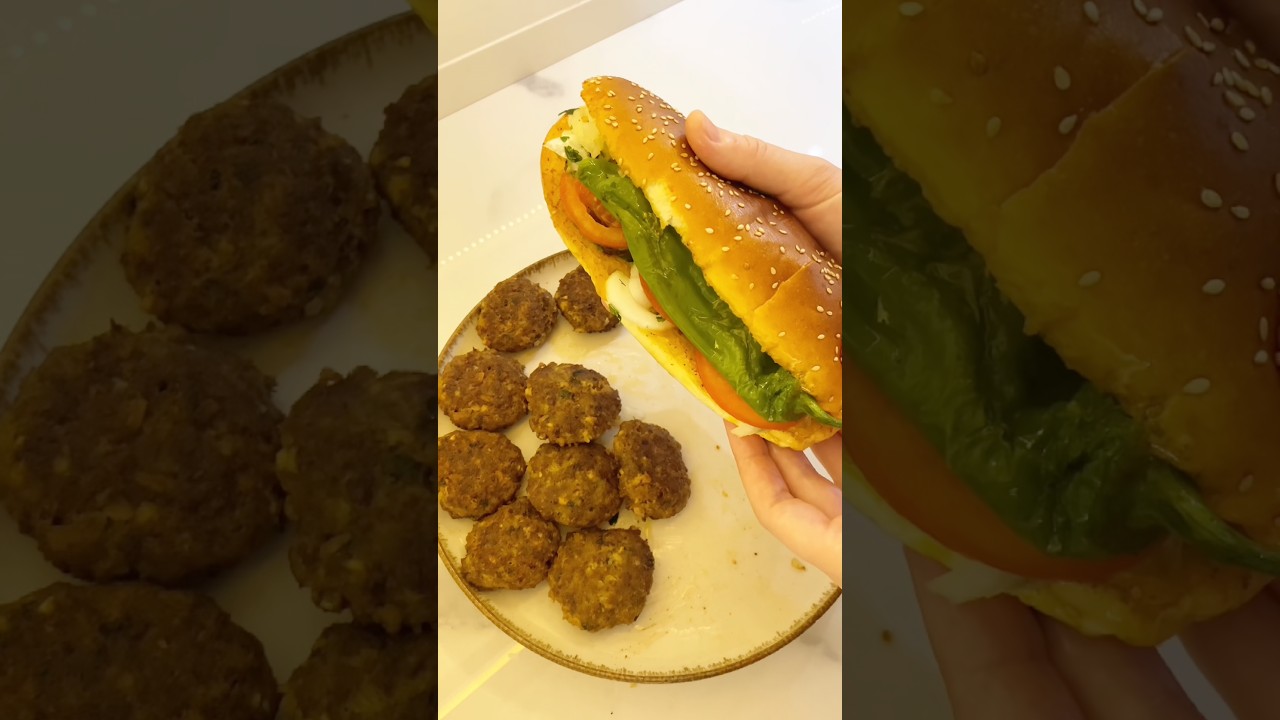 Ekmek arası köfte#köfte #ekmekarası #ekmekarasıköfte#pratikyemektarifleri #food #akşamyemeği