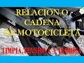 Cómo hacer el Mantenimiento a La Cadena De La Motocicleta