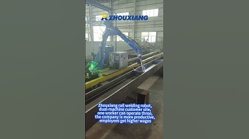 ground rail welding robot