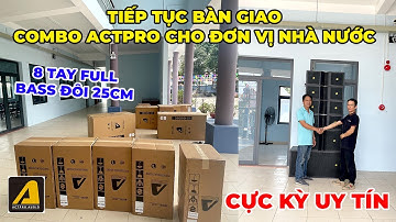 Lắp đặt dàn Line Array Actpro sự kiện, hội trường cho UBND Huyện Củ Chi tại TP HCM
