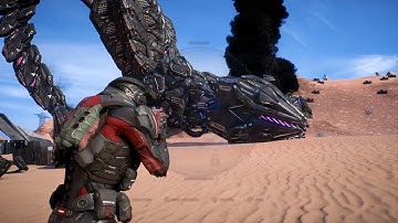 Mass Effect Andromeda - The Architect Boss Fight on Eos