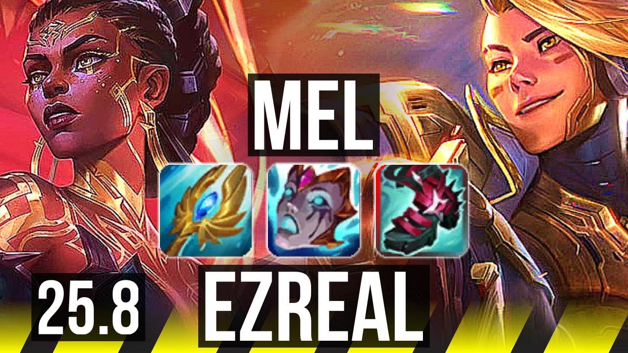 MEL & Senna vs EZREAL & Nami (ADC) | NA Grandmaster | 25.8