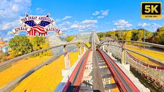 Great American Scream Machine Front Row POV [5K] Six Flags Over Georgia