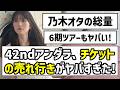 【フォルテシモ】乃木坂46・42ndアンダーライブ、チケットの売れ行きがヤバすぎた!!【あーや】
