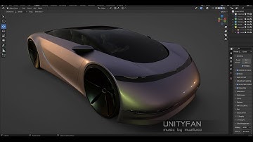 concept car quick modeling - vehicle 002 - part 4 - 4x timelapse