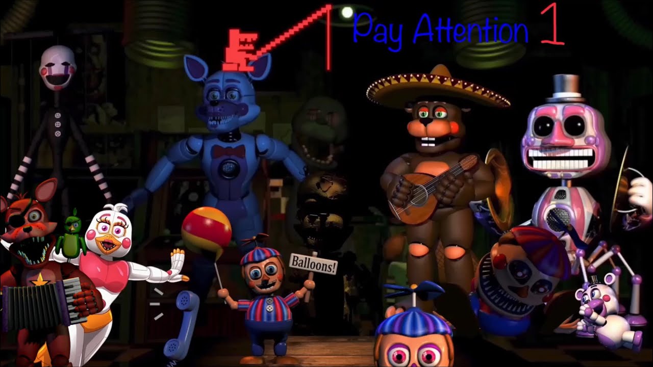 Pay Attention 1 complete ||| Fnaf Ultimate Custom Night ||| Sam_Alpha ...
