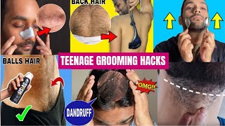 TEENAGE GROOMING HACKS | BIGGEST Problems Every Young Guy Faces | Body Hair, Blackhead | ANKIT TV