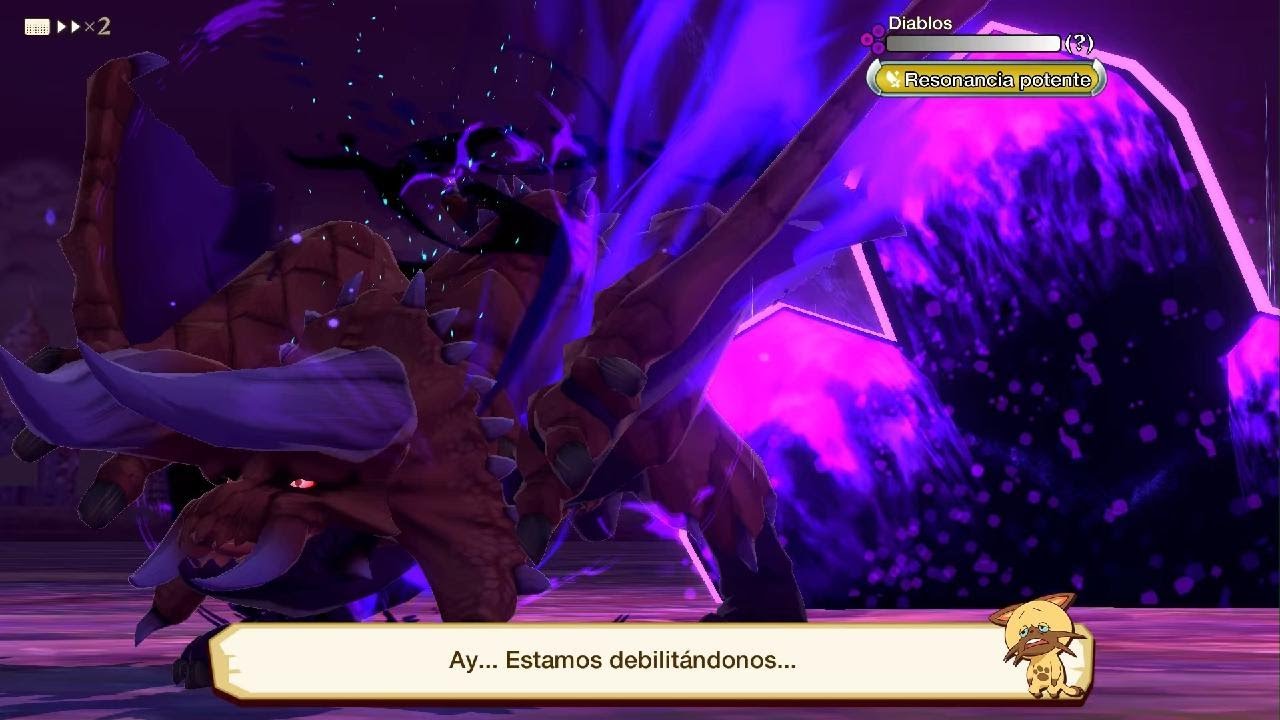MONSTER HUNTER STORIES: Un Diablos muy agresivo