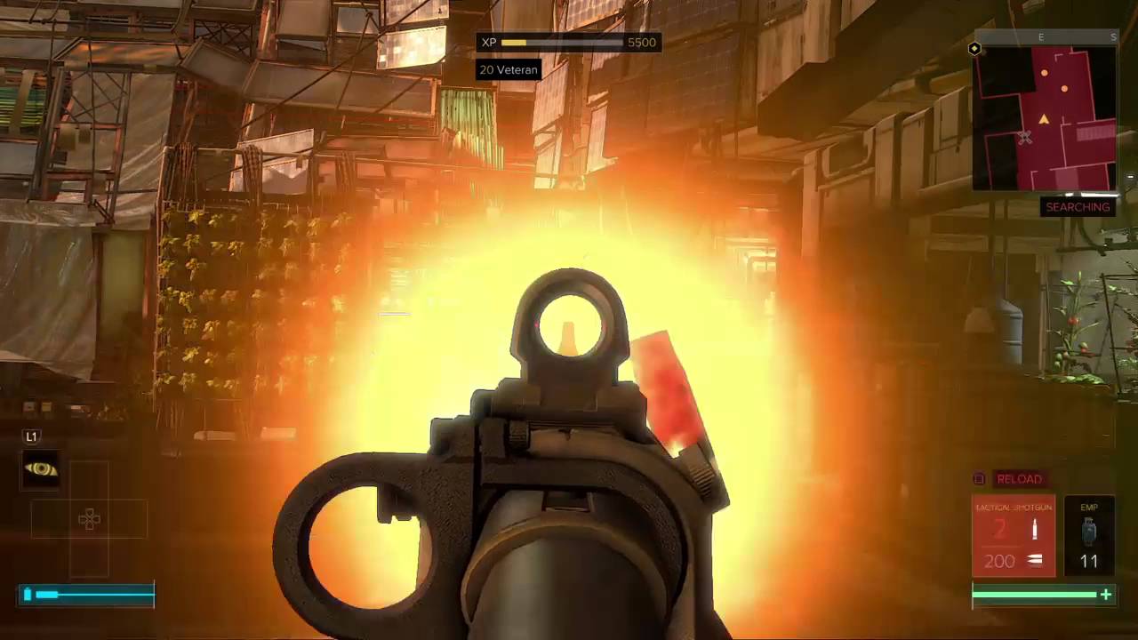 Deus Ex: Mankind Divided: Fully Upgraded Tactical Shotgun Gameplay