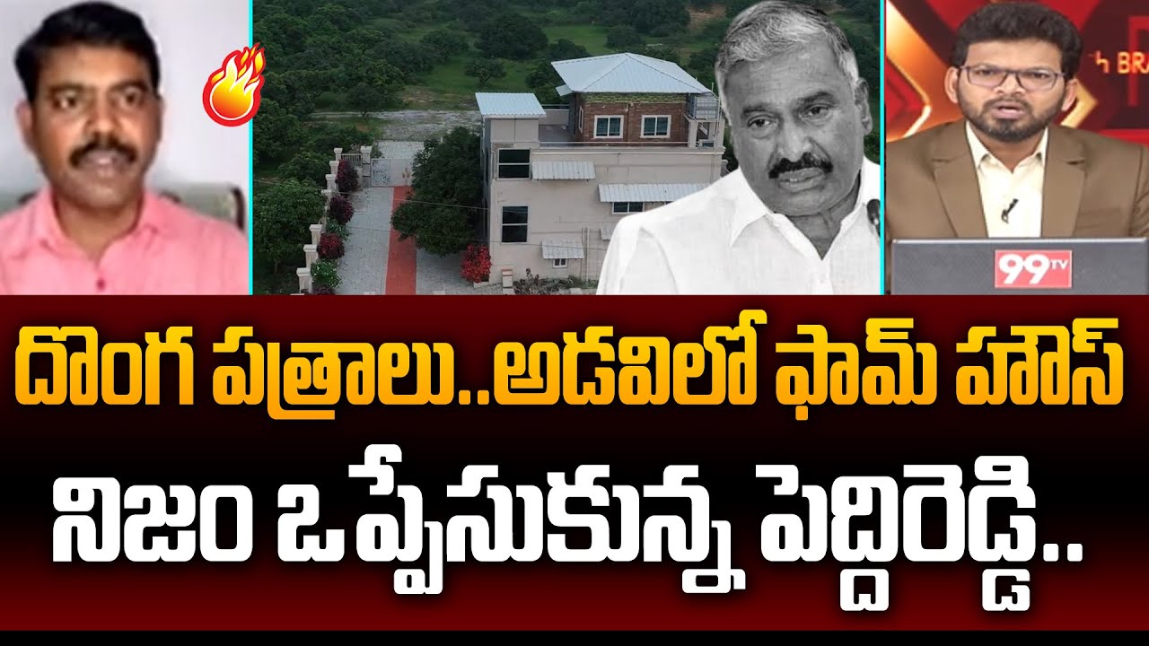 TDP SP Sahed Revealed MIND BLOWING Facts Over Peddi Reddy Forest Land Grabbings | 99TV