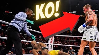 Jake Paul KOs Anderson Silva in 60 Seconds!