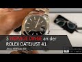 3 Dinge, die ich an der Rolex Datejust 41 nicht mag (Referenz 126300, Kaliber 3235), deutsche Review