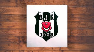 Beşiktaş logo çizimi | How to draw FC besiktas logo ⚽🤔