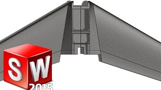 Solidworks speed modeling - 56'' Flying Wing Zephyr II