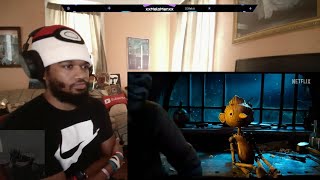 GUILLERMO DEL TORO'S PINOCCHIO: Official Teaser Trailer | Netflix (Reaction)