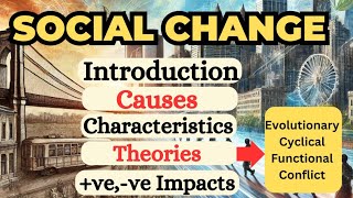 Social Change | Causes and characteristics | Theories of Social change | Impacts of social change