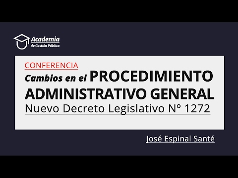 Cambios en el Procedimiento Administrativo - Decreto Legislativo Nº 1272
